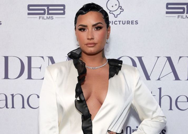 Demi Lovato í Beverly Hills 22. mars á þessu ári.