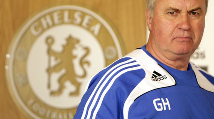 Guus Hiddink, stjóri Chelsea.
