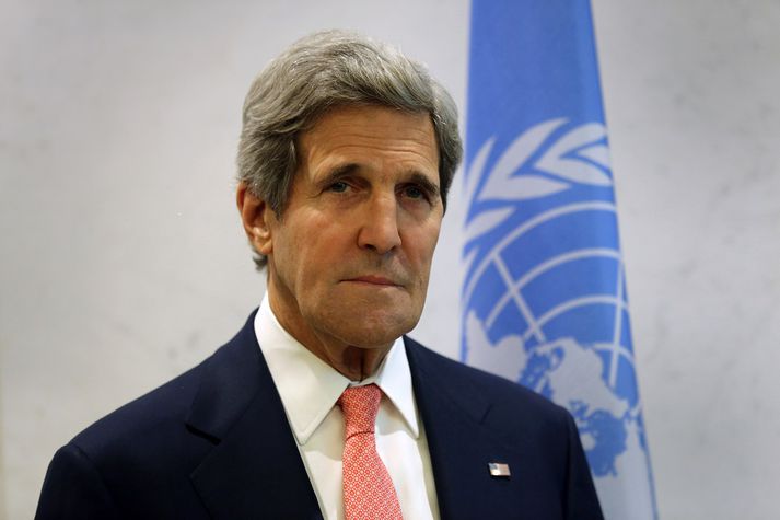 John Kerry leggur áherslu á mikilvægi loftslagsmála.