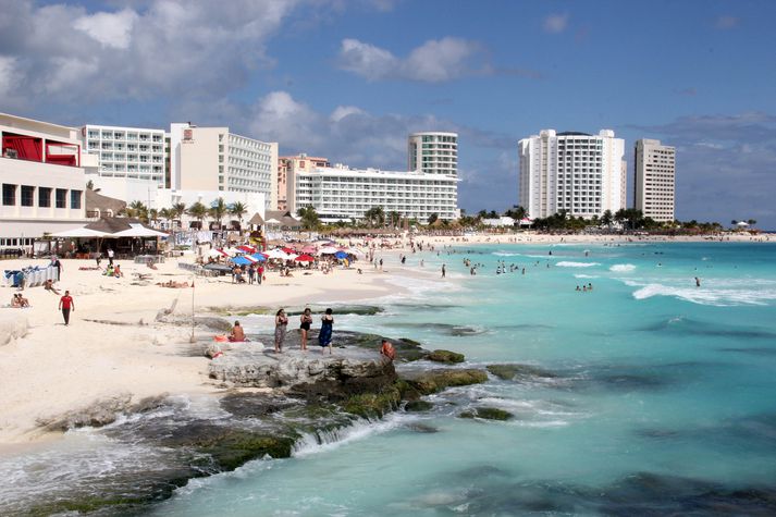 Cancún, sem hefur verið vinsæll ferðamannastaður, er nú þungamiðja átaka eiturlyfjagengja í Mexíkó