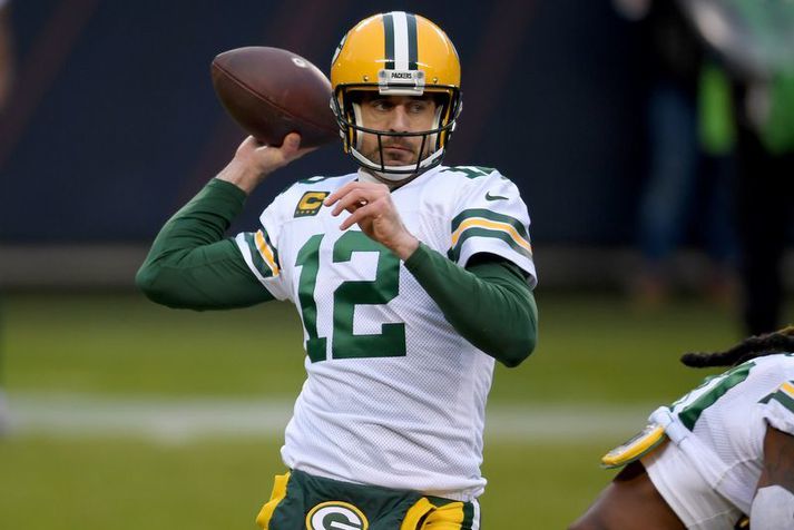 Aaron Rodgers hefur átt frábært tímabil með Green Bay Packers og liðið er til alls líklegt í úrslitakeppni NFL-deildarinnar í ár.