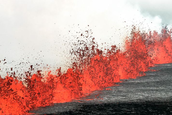 Eldgos hófst við Sundhnúksgígaröðina þann 16. júlí. 
