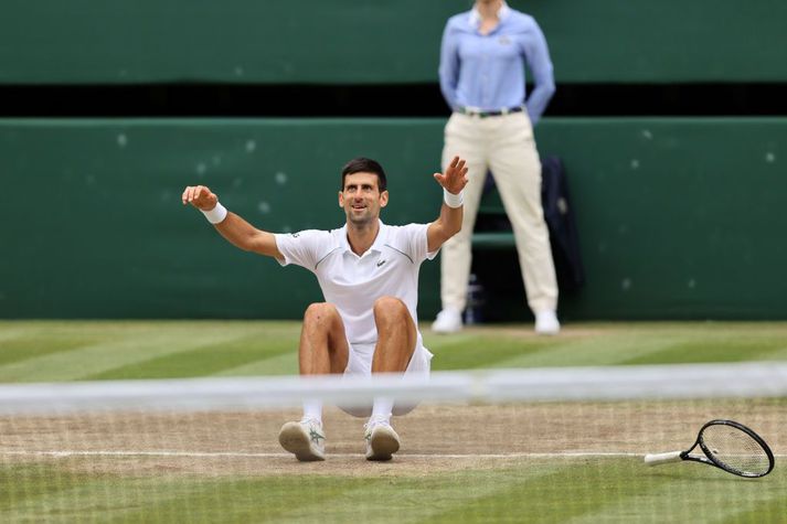 Djokovic varði Wimbledon-titil sinn síðan í fyrra og getur skrifað söguna á Opna bandaríska meistaramótinu í haust.
