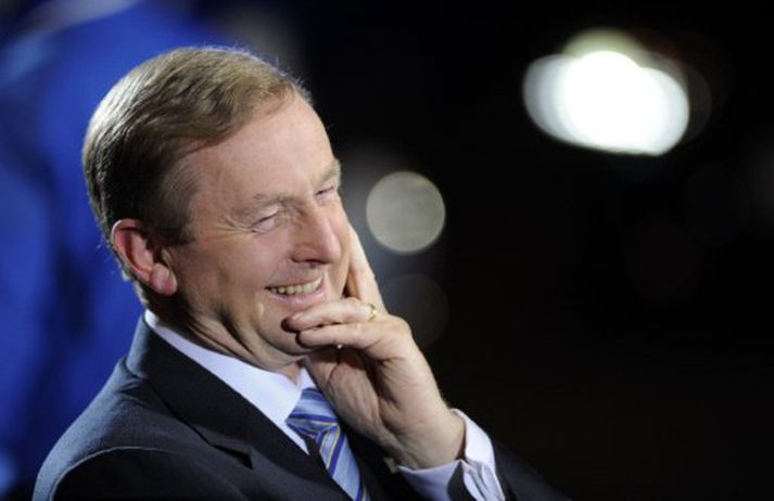 Enda Kenny, forsætisráðherra Írlands, sakar Vatíkanið um að hylma yfir með kynferðisbrotamönnum. Mynd/ AFP.