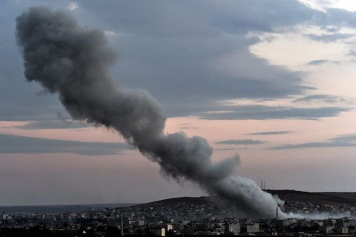 átökin aukast Ástandið um helgina var með því versta sem hefur verið í Kobane í margar vikur.