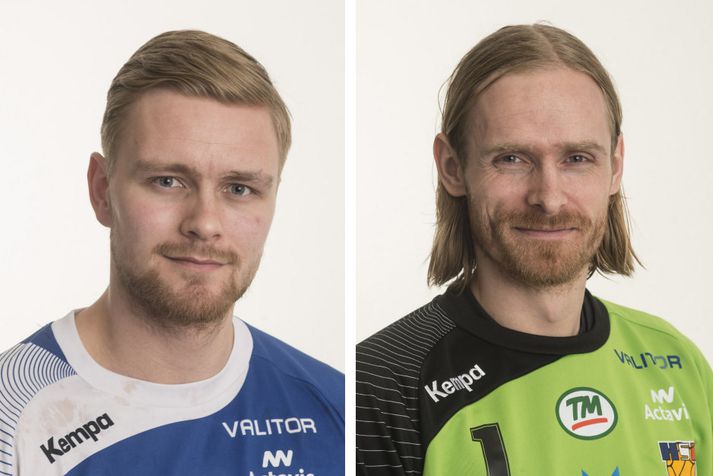 Aron Pálmarsson og Björgvin Páll Gústavsson.