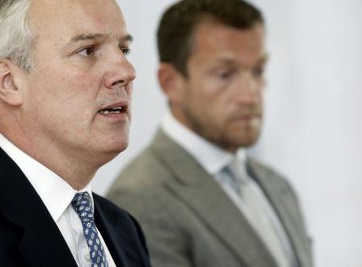 William Fall, forstjóri Straums, og Björgólfur Thor Björgólfsson, stjórnarformaður félagsins, hafa þurft að horfa upp á miklar lækkanir á gengi bréfa í félaginu að undanförnu.