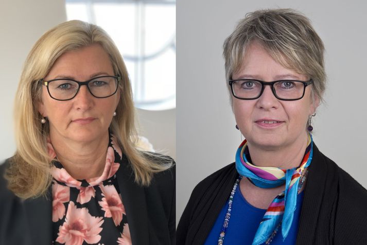 Alma D. Möller landlæknir og Elín H. Hinriksdóttir formaður ADHD samtakanna.