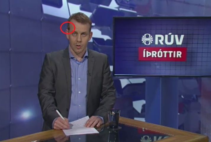 Benedikt stóð sig samt sem áður vel. Þetta er skemmtilegur vani.