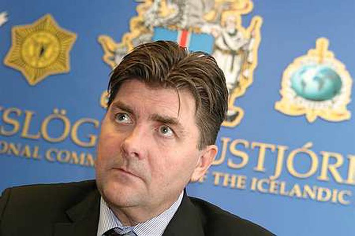 Haraldur Johannesen ríkislögreglustjóri.
