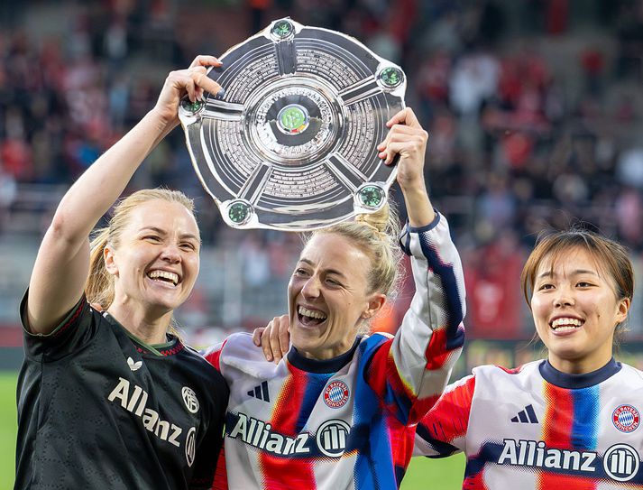 Glódís Perla og stöllur hennar eru þegar búnar að tryggja sér þýska meistaratitilinn í ár, fjórða árið í röð.