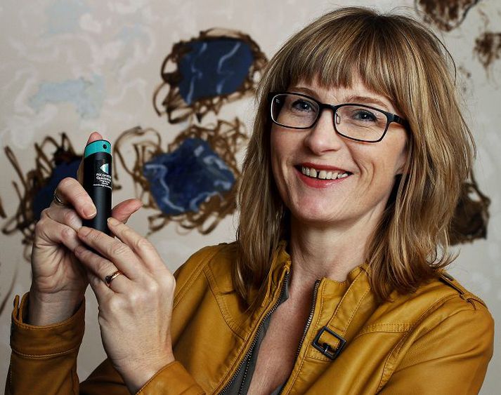 Guðný Traustadóttir, reykleysisráðgjafi og markaðs- og sölufulltrúi hjá Vistor hf.  Mynd/GVA