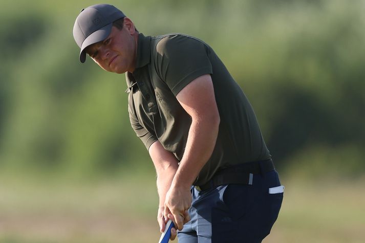 Logi Sigurðsson lék frábærlega í dag og er í níunda sæti eftir fyrsta hring.