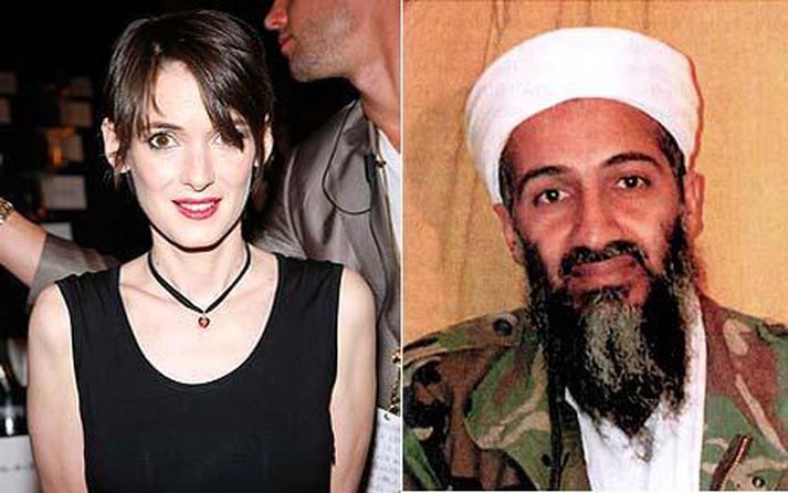 Winona Ryder og Osama bin Laden. Ekki beint tvífarar ársins en engu að síður myndi kennslabúnaður á breskum flugvöllum álíta þau sömu manneskjuna.