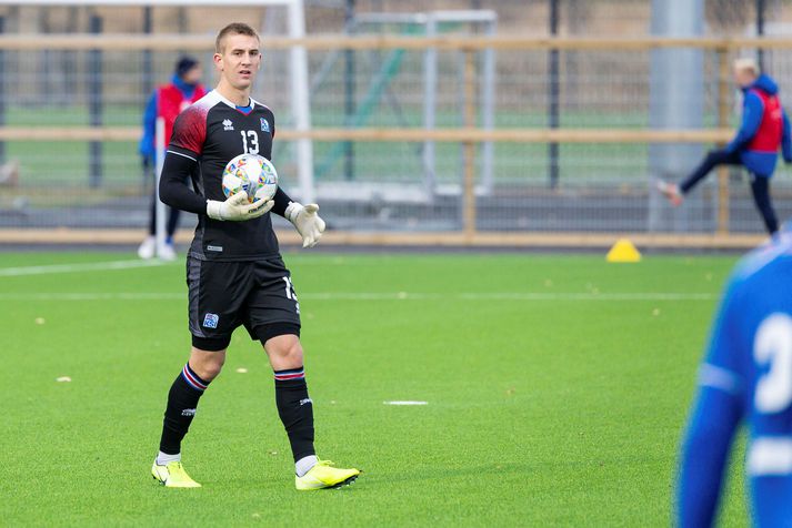 Patrik Sigurður Gunnarsson hefur leikið tíu leiki fyrir U-21 árs landsliðið.