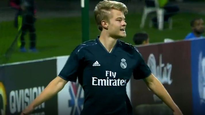 Andri Lucas mun ekki leika með yngri liðum Real Madrid fyrr en eftir áramót.