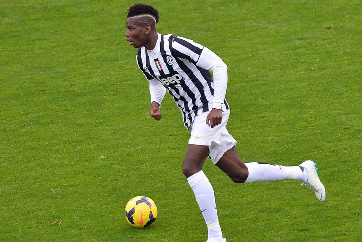 Paul Pogba í leik með Juve.