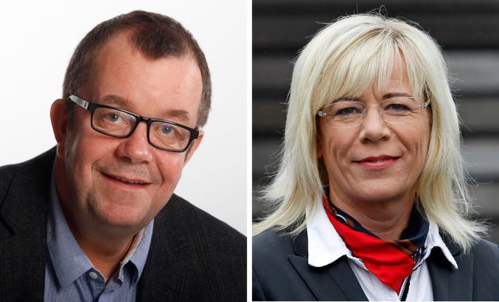 Sme biður Vigdísi að hætta þessu rugi, auðvitað skrifi hann sína pistla sjálfur.