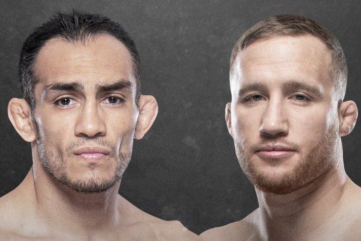 Aðalbardagi kvöldsins verður á milli Tony Ferguson og Justin Gaethje.