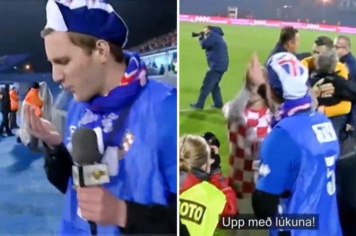Fannar Sveinsson og Luka Modric hafa slegið saman lófum, á einu allra sárasta augnabliki í sögu íslenska karlalandsliðsins í fótbolta.