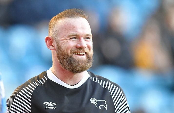 Rooney í sigri Derby gegn Sheffield Wednesday um helgina.