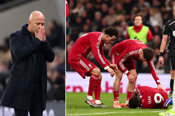 Slot bíður og vonar að meiðsli Isak séu ekki alvarleg