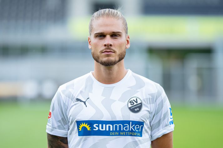 Rúrik skoraði fyrstu þrjú mörkin í æfingaleik Sandhausen og Großaspach.