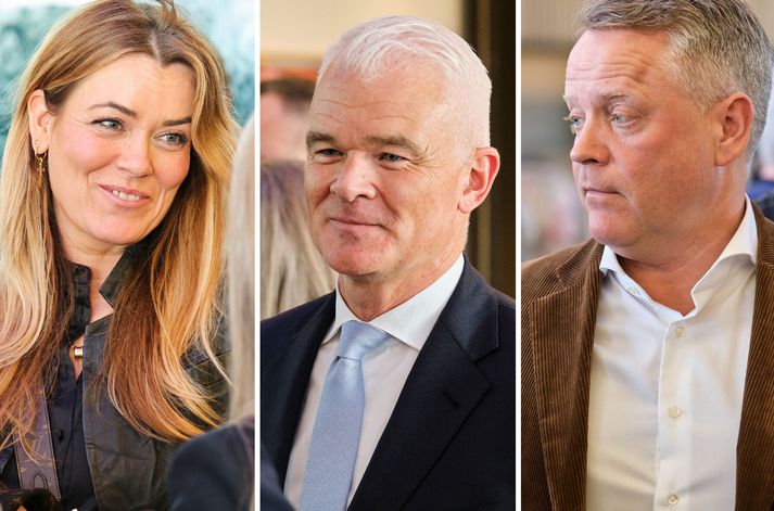 Guðný Helga Herbertsdóttir, Lárus Welding og Heiðar Guðjónsson voru meðal gesta á SFF-deginum.