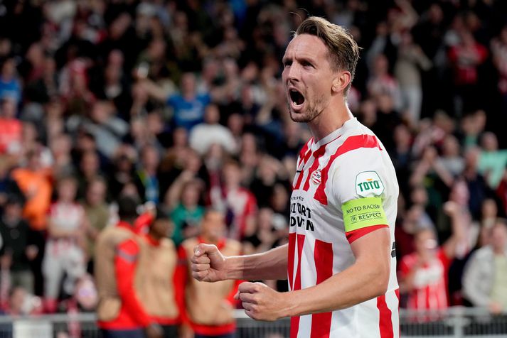 Luuk de Jong átti frábæra innkomu í liði PSV.