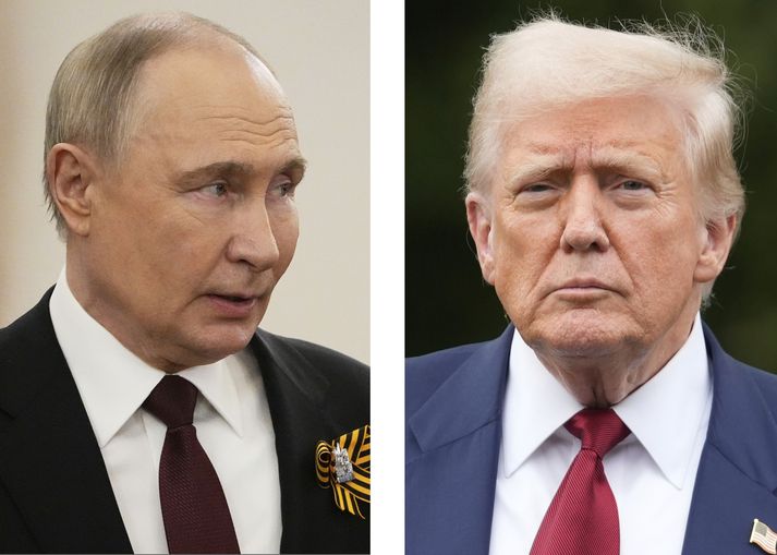Vladimír Pútín og Donald Trump, forsetar Rússlands og Bandaríkjanna.