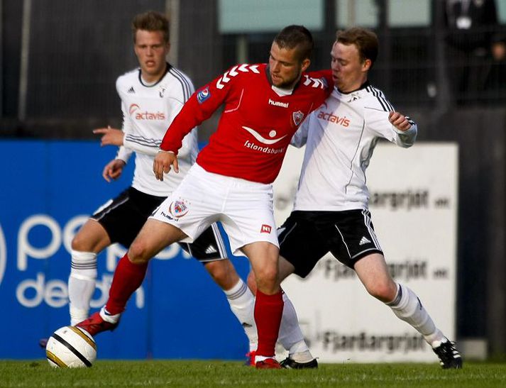 Guðjón Pétur Lýðsson og félagar í Val eru ekki öflugir 11 á móti 10.