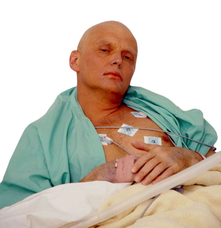 ALEXANDER LITVINENKO SKÖMMU ÁÐUR EN HANN LÉST.
FRÉTTABLAÐIÐ/AP