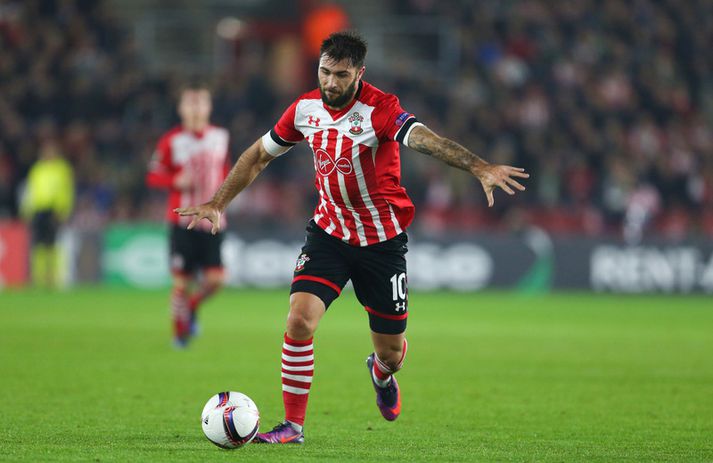 Charlie Austin í leik með Southampton.