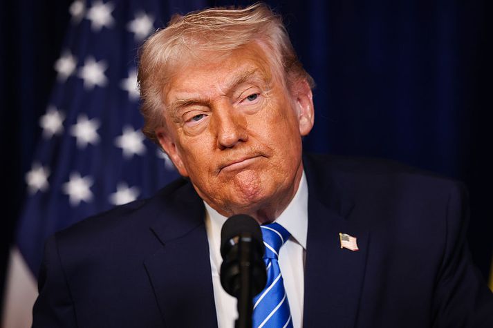 Trump fór yfir víðan völl í viðtalinu við New York Times.