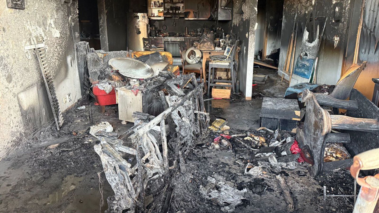 Konan enn þungt haldin