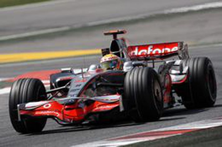 Lewis Hamilton vann í Belgíu, en sigurinn var dæmdur af honum eftir mótið.