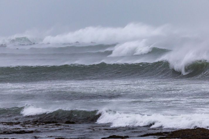 Hvassast verður á Suðausturlandi og á Austfjörðum í dag.