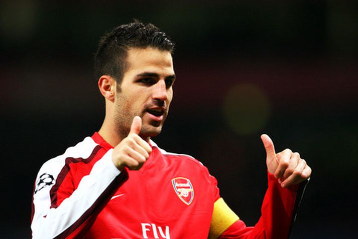 Cesc Fabregas í leik með Arsenal.