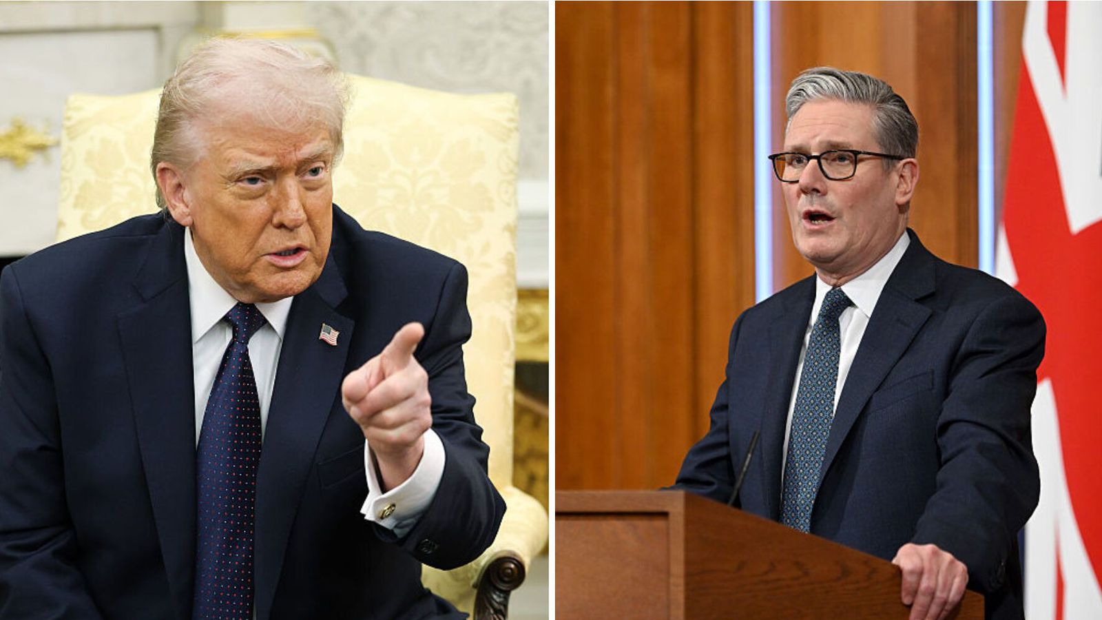 Ræddust við í síma í kjöl­far um­mæla Trump um Breta