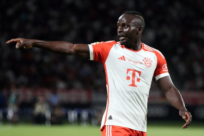 Stoppið hjá Sadio Mané hjá Bayern Muenche var stutt.