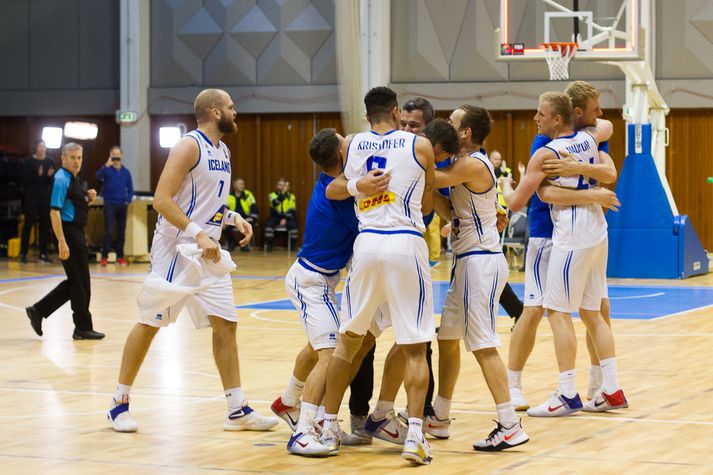 Sætinu á Eurobasket fagnað