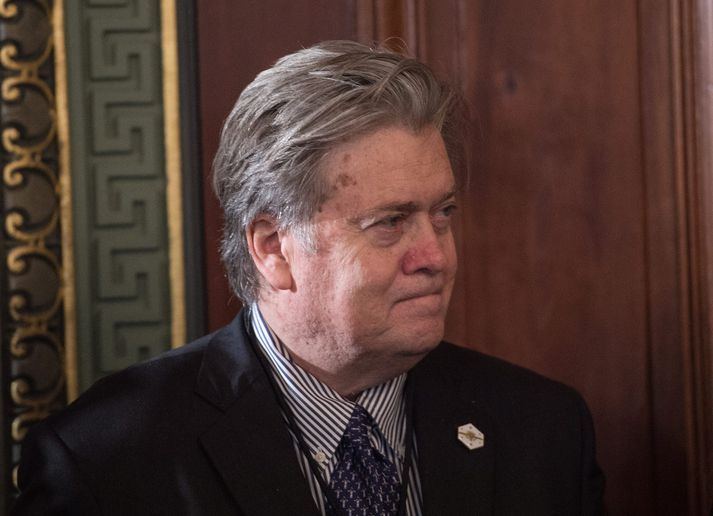 Steve Bannon hefur hafið afskipti af Evrópuþingskosningunum.