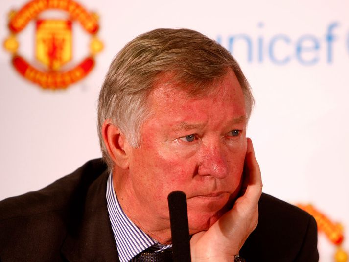 Sir Alex Ferguson, stjóri Manchester United.