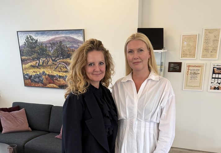 Anna Kristín Kristjánsdóttir og Selma Rut Þorsteinsdóttir.