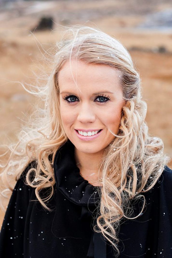 Greta Salóme undirbýr tónleikaröðina Jólin alls staðar þessa dagana.