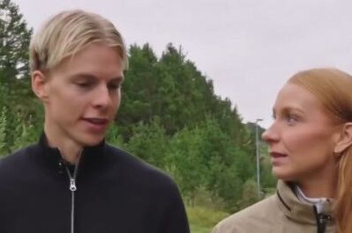 Kærustuparið Hólmfríður Dóra Friðgeirsdóttir og Dagur Benediktsson eru líklega á leiðinni á Ólympíuleikana fyrir hönd Íslands.