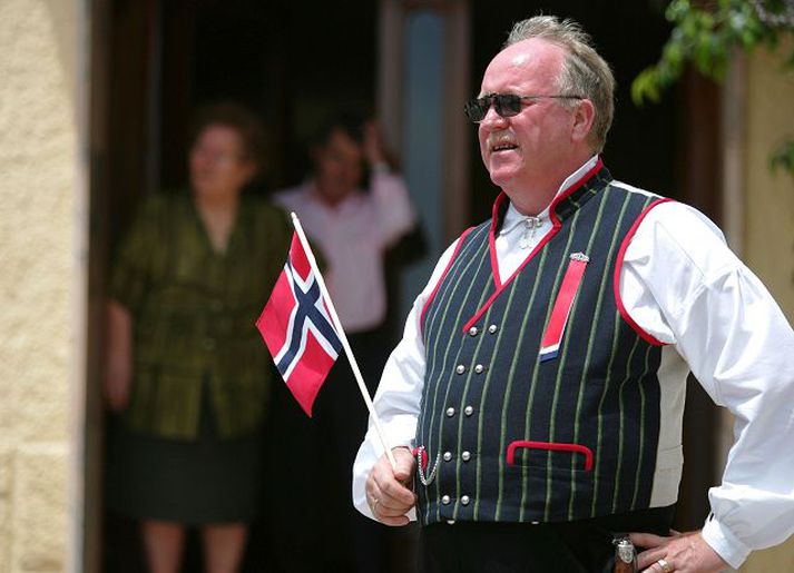 Norðmenn héldu þjóðhátíðardaginn hátíðlegan í gær.