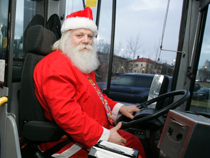 Sveinki á hraðferð. Á myndinni er sárasaklaus jólasveinn sem tengist ekki fréttinni beint.