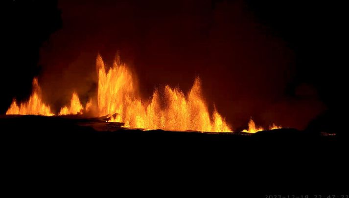 Skjáskot úr vefmyndavél Live from Iceland.