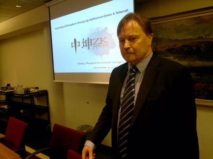 Halldór Jóhannsson, talsmaður Huang Nubo hér á landi.